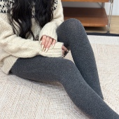 MY6379 100山羊绒 康赛妮36支纯羊绒 无缝一线成衣打底裤 無