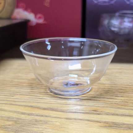明尚德品茗杯精致小茶杯功夫茶具高硼硅耐热手工加厚玻璃杯子茶碗
