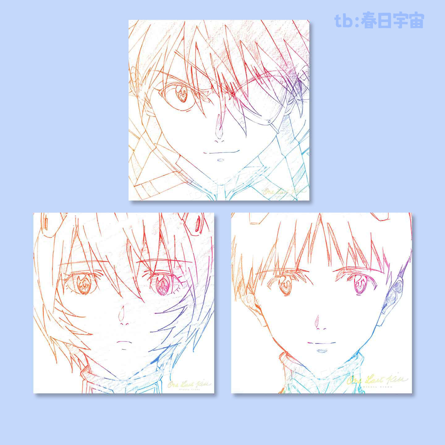 EVA剧场版新世纪福音战士海报宇多田光音乐专辑墙贴无框画挂画