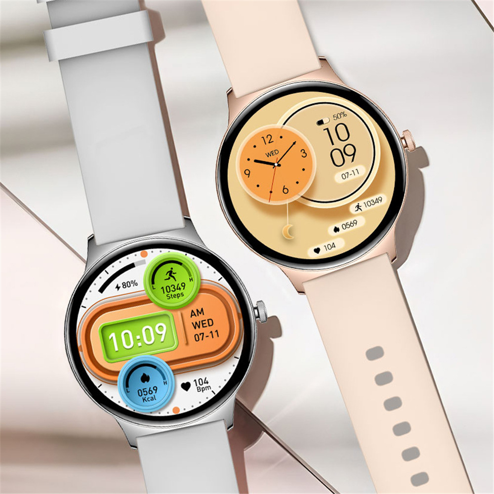 女士智能手表DA09超薄户外运动手表时尚智能提醒健康监测手表