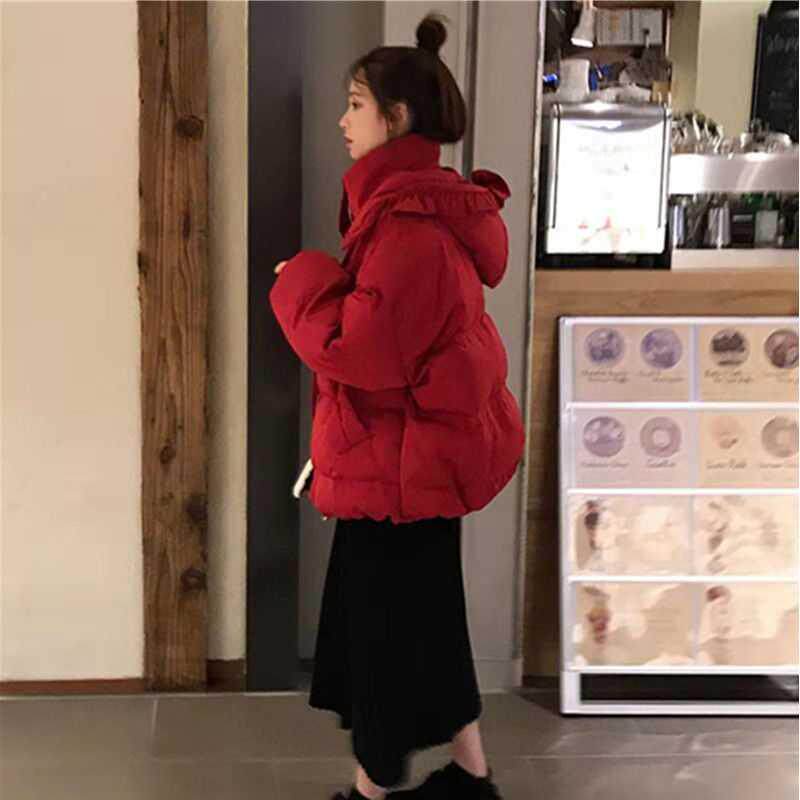 冬季棉服女小个子红色羽绒棉服短款可爱学生加厚棉服外套女甜美潮,女装/女士精品,棉衣/棉服,淘宝优惠券,粉丝福利购,淘宝优惠卷