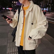 chic上衣服网红夹克抖音潮男 ins超火cec外套慵懒风宽松bf港风春季