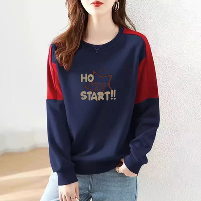 大码纯棉长袖卫衣春秋