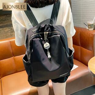 双层电脑包轻便双肩包女2026新款牛津布高级感小众时尚揹包旅行包