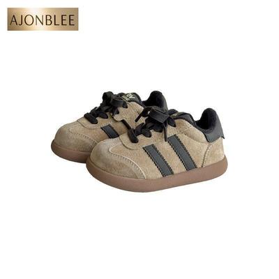 秋冬2025新款男童运动鞋加绒加厚德训鞋女童休闲保暖阿甘鞋小板鞋