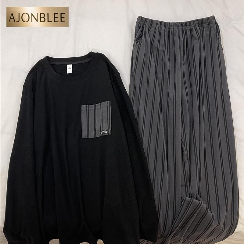 睡衣男士秋冬季德绒保暖2025新款青少年可外穿大码口袋家居服套装