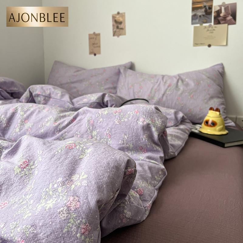 A类纯棉全棉床上四件套2025新款被罩床单被套学生宿舍三件套床笠4