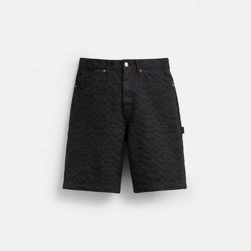 香港代购 专柜正品 COACH | BRAIN DEAD丹宁短裤  CEU93