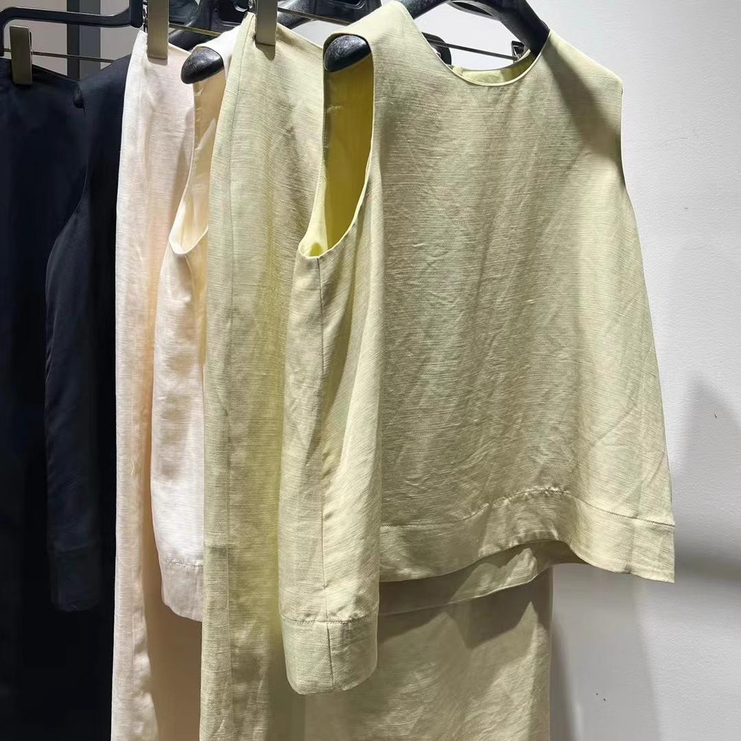 亚麻春夏套装裙时尚通勤