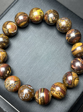 特价一条大尺寸，纯天然欧泊手链，尺寸13.2mm