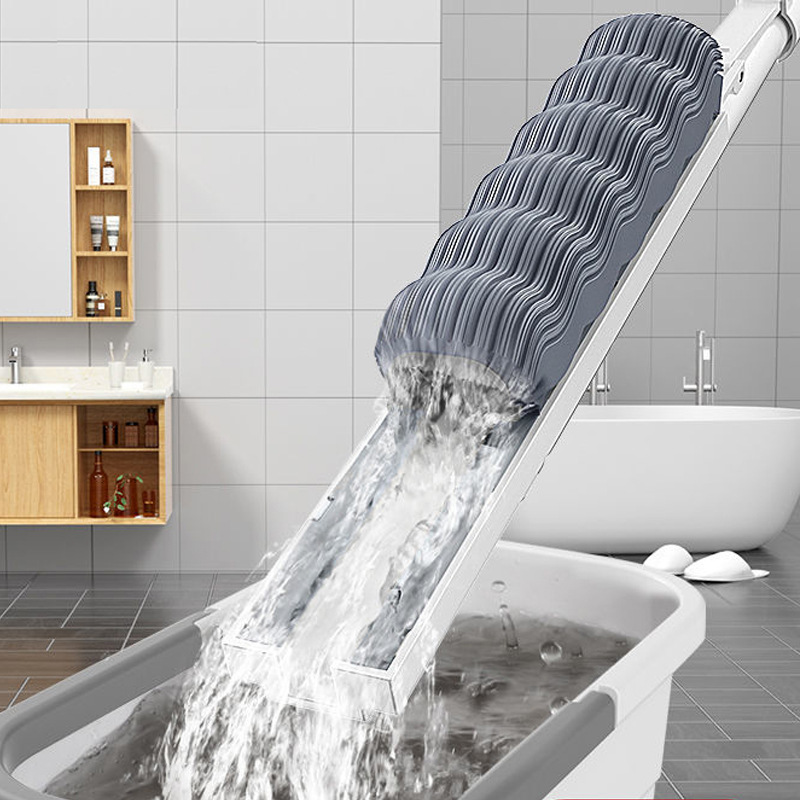 免手洗家用挤水吸水拖把干湿两用