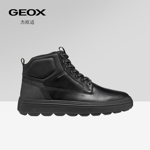 GEOX杰欧适早春男高帮厚底休闲鞋