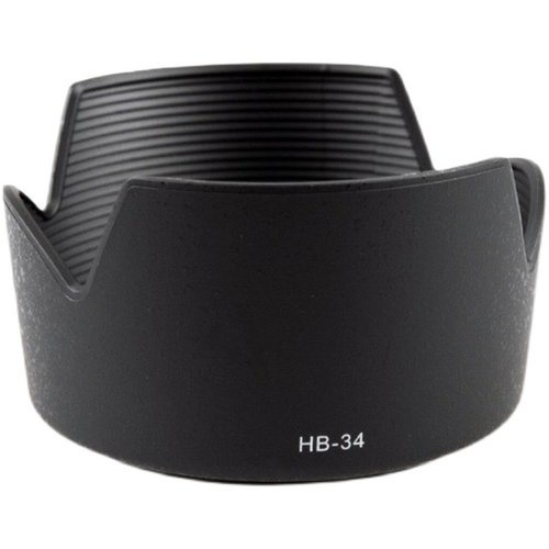 HB-34遮光罩适用尼康55-200mm f4.5-5.6G ED镜头52mm可反扣无暗角