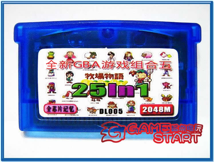 GBA游戏合卡 逆转裁判1 2 3 牧场物语男孩版+女孩版 召唤之夜 SP