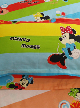 纯棉米奇小熊成人4874c全棉学生单人枕芯套儿童3050c枕套一对包邮