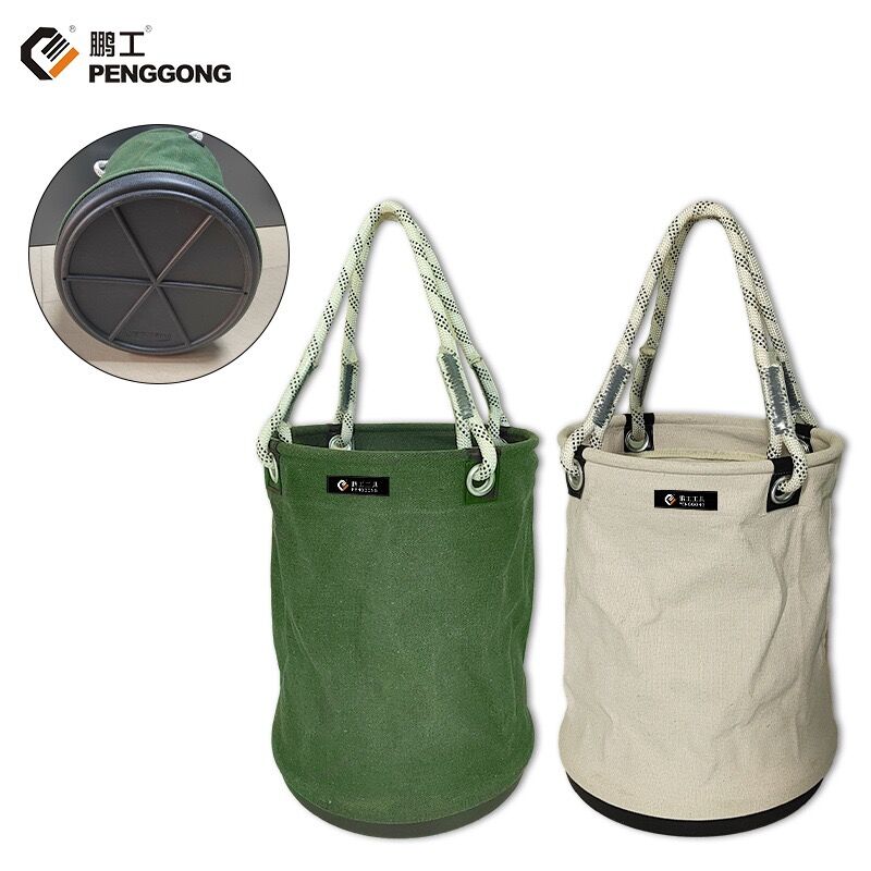 塑料底耐磨桶包加厚帆布非常耐用