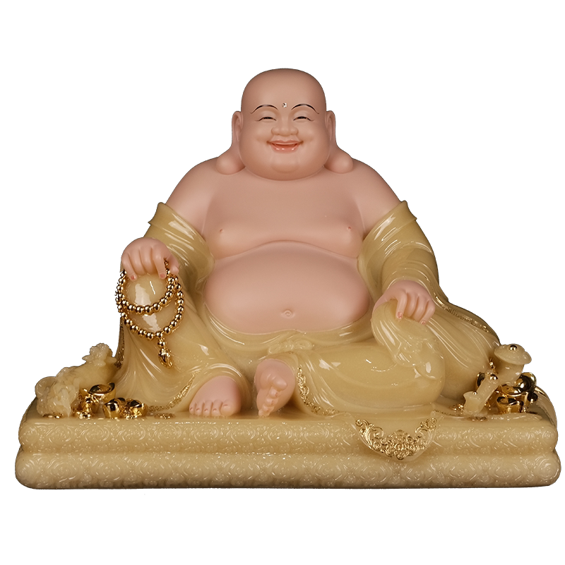 如意人生弥勒佛菩萨汉白玉佛像