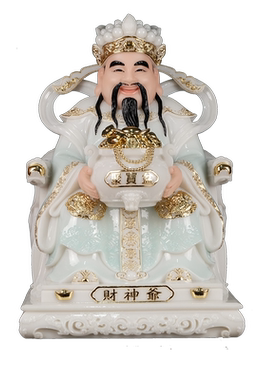 金旺来财神汉白玉佛像