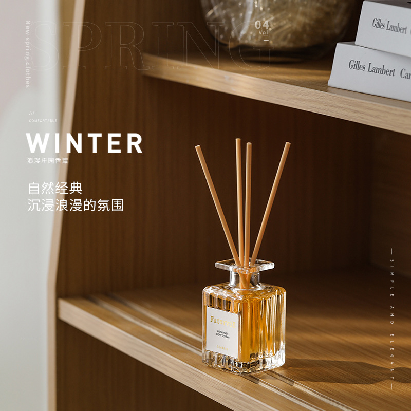 诗芒浪漫庄园无火香薰精油酒店家用卧室内空气清新剂摆件
