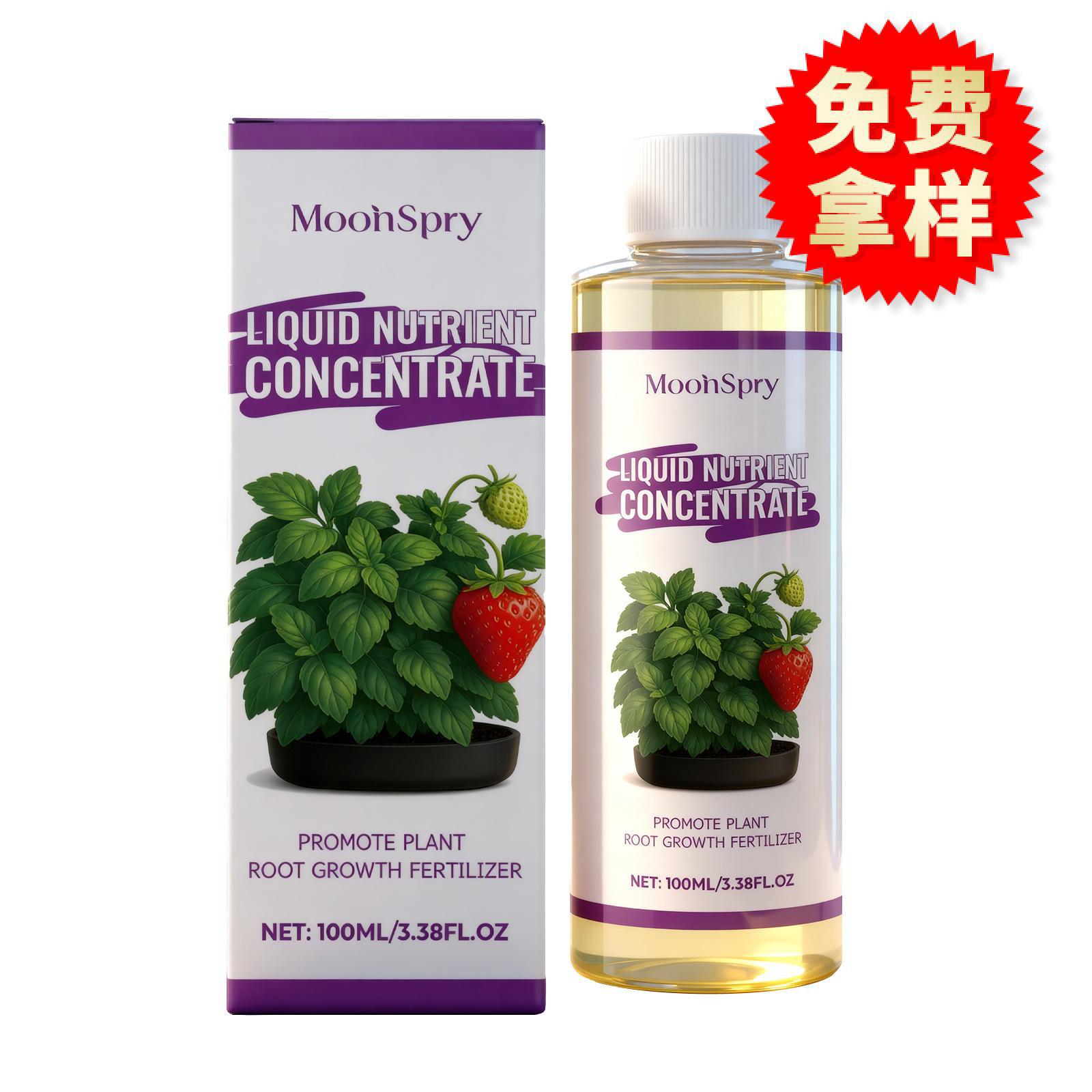 MOONSPRY plant nutrient solution promotes root growth in po