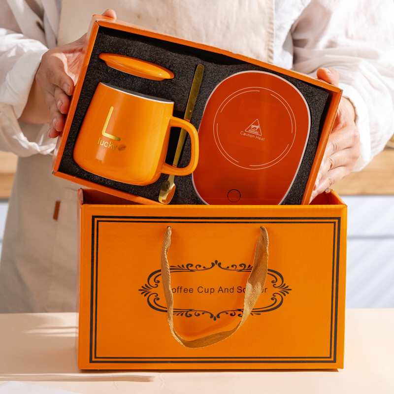 暖暖杯陶瓷杯恒温套装高颜值马克杯伴手礼开业送小礼品商务随手礼,男装,T恤,淘宝优惠券,粉丝福利购,淘宝优惠卷