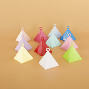 金字塔气球挂坠气球重力块四棱锥气球重力块 balloonweight