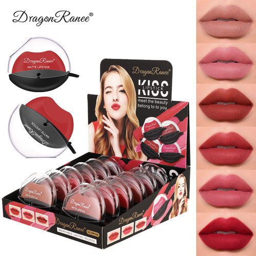 6Pcs/ Matte Lip Gloss Set Liquid Lipstick Waterproof Long美