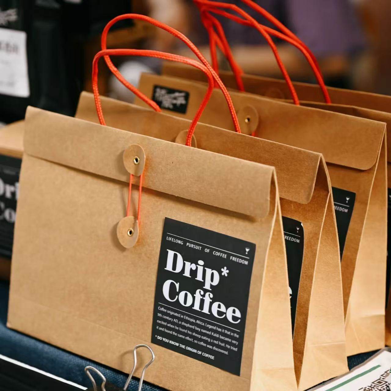 牛皮纸复古手提纸袋挂耳咖啡饼干糖果雪花酥烘焙打包袋常温手提袋,女装/女士精品,连衣裙,淘宝优惠券,粉丝福利购,淘宝优惠卷