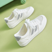 鞋 薄款 子2026年新款 网面透气百搭运动鞋 人本小白鞋 镂空板鞋 女夏季