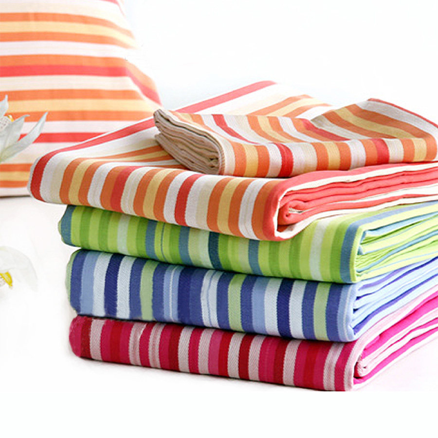 嘉蓝广美家纺床上用品全棉加厚色织布纯棉床单