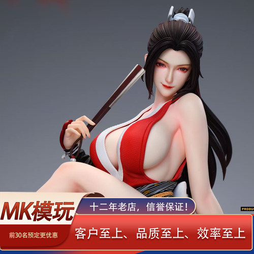 金粉蝶不知火舞雕像GK模玩手办