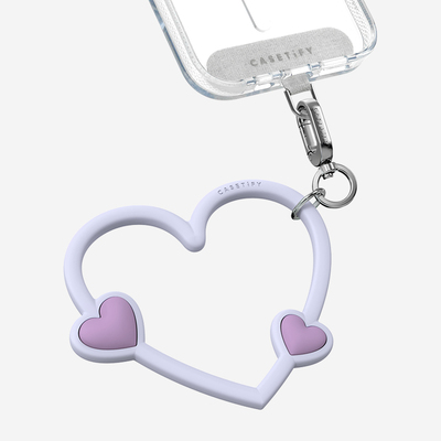 手机挂绳带系绳片casetify爱心硅胶爱心药丸向日葵花挂饰手机挂链