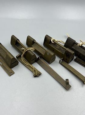 真品锁民清时期老物件古董古玩铜锁工具锁门钥匙包浆摆件收藏拍摄