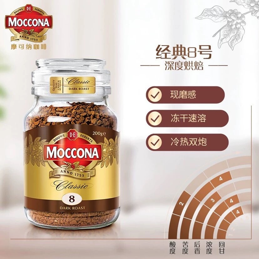 摩可纳8号深度烘焙100g原装进口