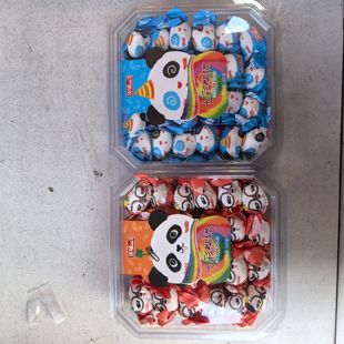 熊猫七彩糖熊猫司令陈皮梅四川成都特产网红休闲零食糖果景区同款