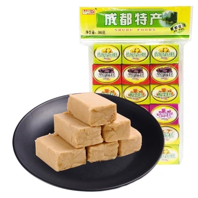 蜀都鸿组合糕点360g绿豆糕桂花糕板栗糕黑芝麻糕糕茶点成都特产