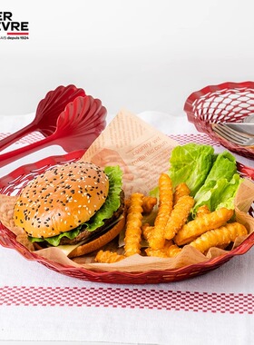 法国Roger Orfevre不锈钢水果篮面包盘餐桌创意镂空沥水金属果篮