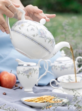 现货日本Noritake则武Jardin Fleuri秘密花园对杯茶杯咖啡杯茶壶