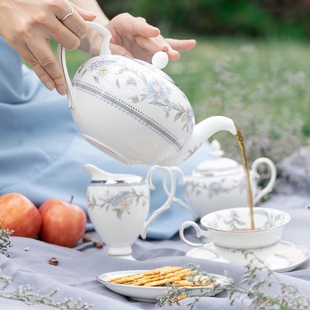 现货日本Noritake则武Jardin Fleuri秘密花园对杯茶杯咖啡杯茶壶