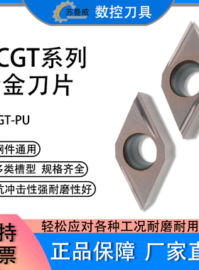 数控刀片菱形精车刀粒DCGT11T301FL-PU/0702005F不锈钢小零件加工