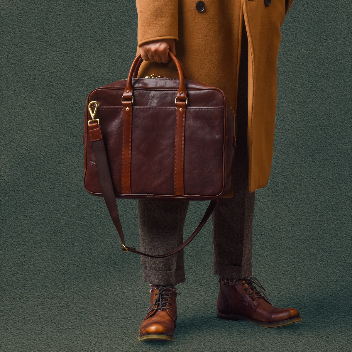 二十四街  进口重油植鞣牛皮公文包纯铜五金真皮复古风手提公务包,箱包皮具/热销女包/男包,男士包袋,淘宝优惠券,粉丝福利购,淘宝优惠卷