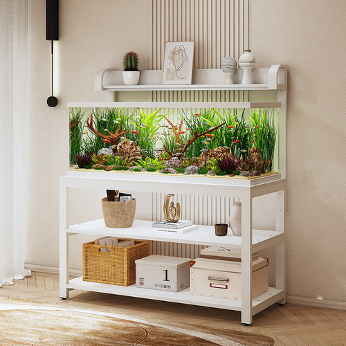 多层鱼缸架超强承重客厅鱼缸底座水族箱鱼缸专用架家用铁艺鱼缸柜