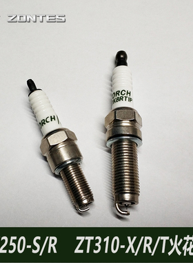 升仕 ZT310-X/R/T/V ZT250-S/R摩托车发动机配件 原厂火花塞火咀