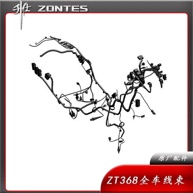 升仕ZT368D/M/E/K/G踏板摩托车系列全车线束大线电缆配件电线原厂