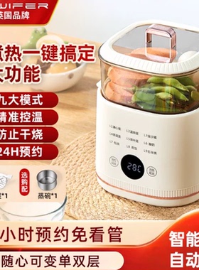 智能早餐机多功能迷你蒸蛋煮蛋器