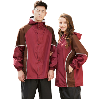 成人骑行长款全身雨衣雨裤套装