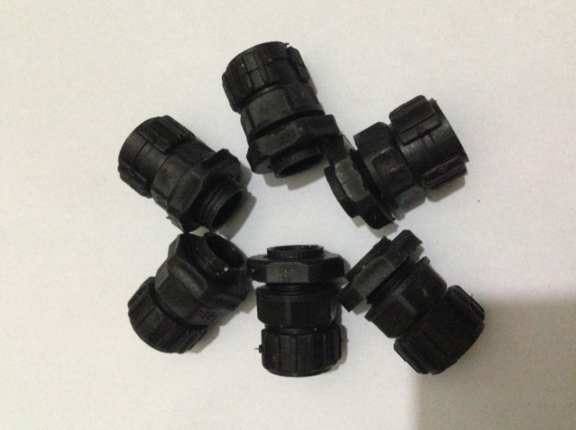 包邮塑料PE软管 PVC波纹管快速接头卡扣M型Φ15.8  M18*1.5 100个