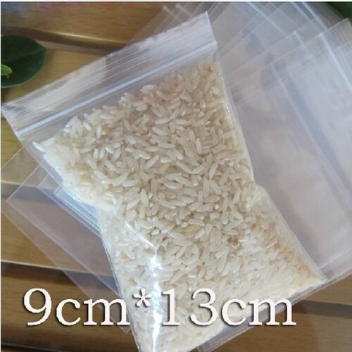 PE9*13*11丝加厚白边自封袋 食品包装袋 密封袋螺丝配件袋100个价