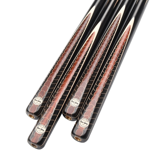 健英龙鳞台球杆桌球杆通杆单支小头斯诺克黑八8小头杆JY15