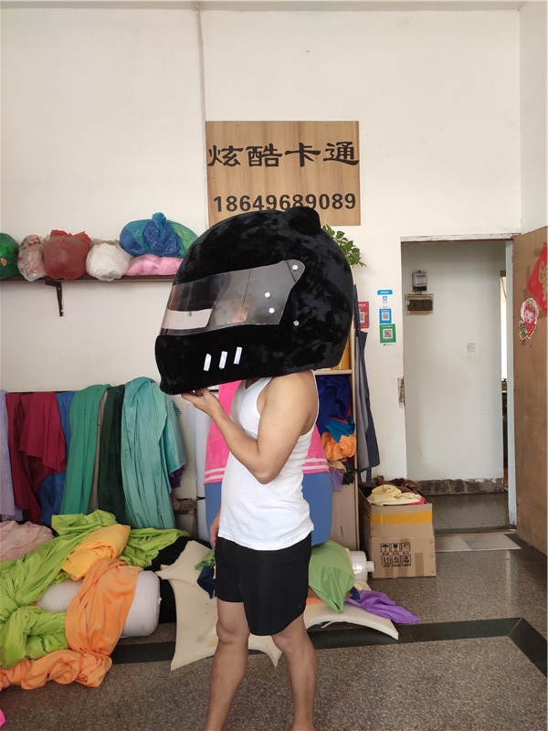 机车头盔头套定制，玩偶服装，人偶装，行走卡通表演舞台道具服。